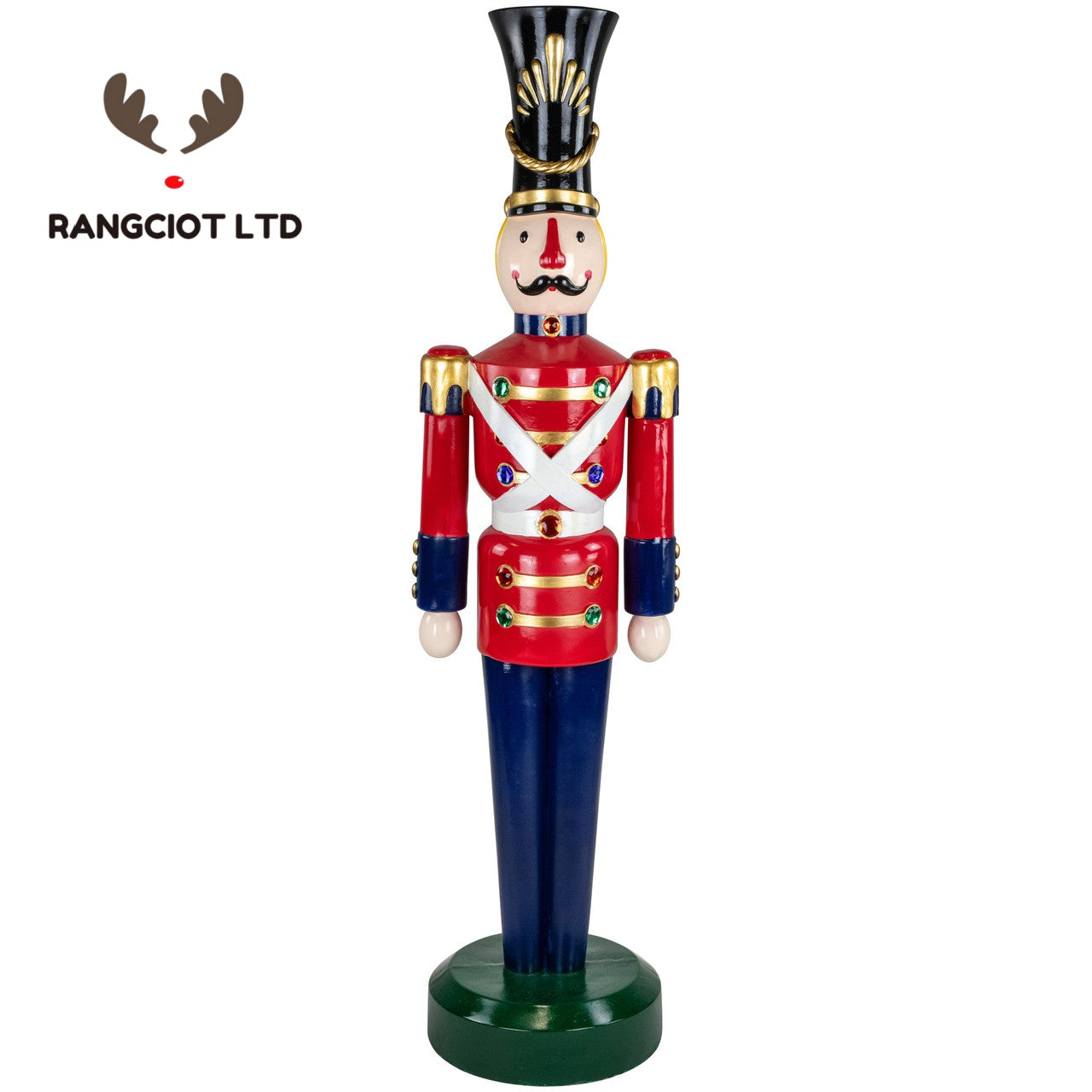 Fiberglass Commercial Christmas Toy Soldier with