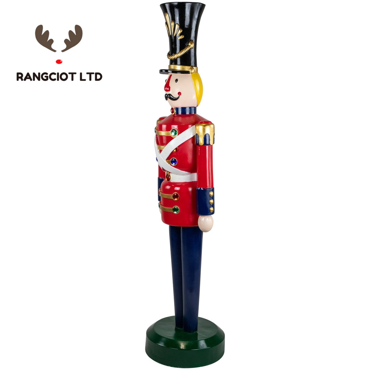 Fiberglass Commercial Christmas Toy Soldier with
